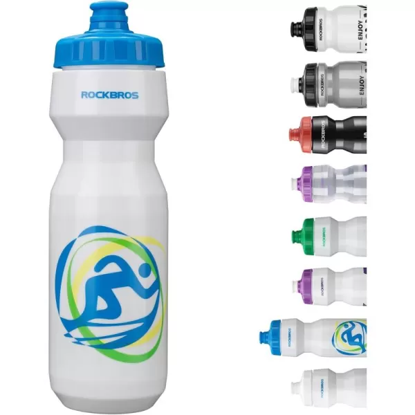 25oz White Blue