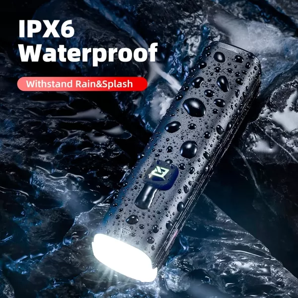 imageROCKBROS Bike Light 1000 Lumens USB Rechargeable Bike Headlight Led IPX6 Waterproof Bike Front Light 5 Modes Aluminum Alloy Super Bright Bike Light for Night RidingUnder Mounted