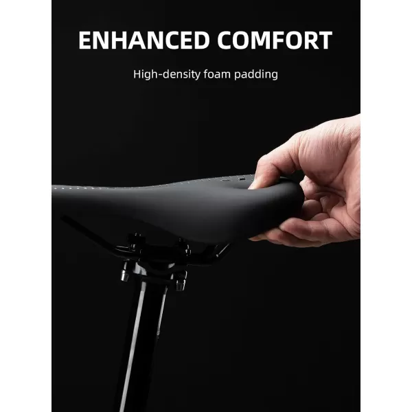 imageROCKBROS Bike Seat Bicycle Seat Comfortable Gel Bicycle Saddle for Men and Women Waterproof Bike Saddle Exercise Bike Seat for BMX MTB ampamp Road Bike