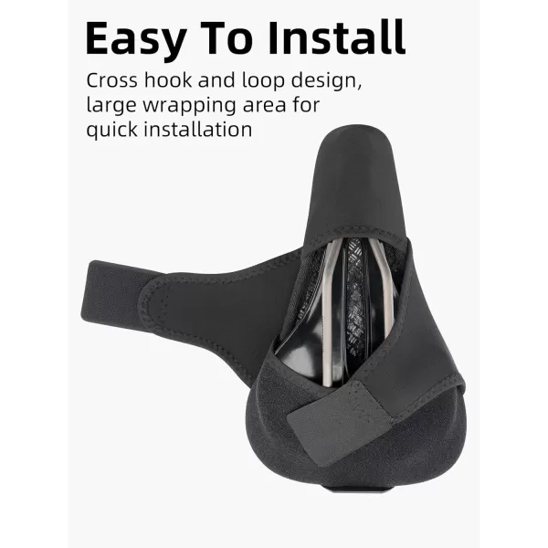 imageROCKBROS Bike Seat Cover Bike Seat Cushion for Men Women Comfortable Gel Padded Bicycle Seat Cushion Compatible with Peloton Outdoor ampamp Indoor