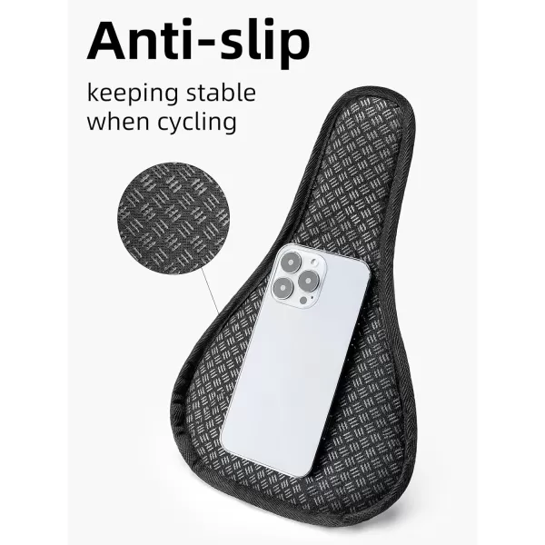 imageROCKBROS Bike Seat Cover Bike Seat Cushion for Men Women Comfortable Gel Padded Bicycle Seat Cushion Compatible with Peloton Outdoor ampamp Indoor
