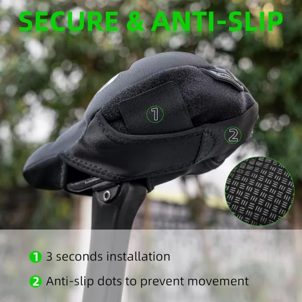imageROCKBROS Bike Seat Cover Gel Padded Bike Seat Cushion for Men Women Comfort Adjustable Bicycle Seat Cushion Compatible with Peloton Outdoor ampamp Indoor Bicycle Seat10quotx7quotblue