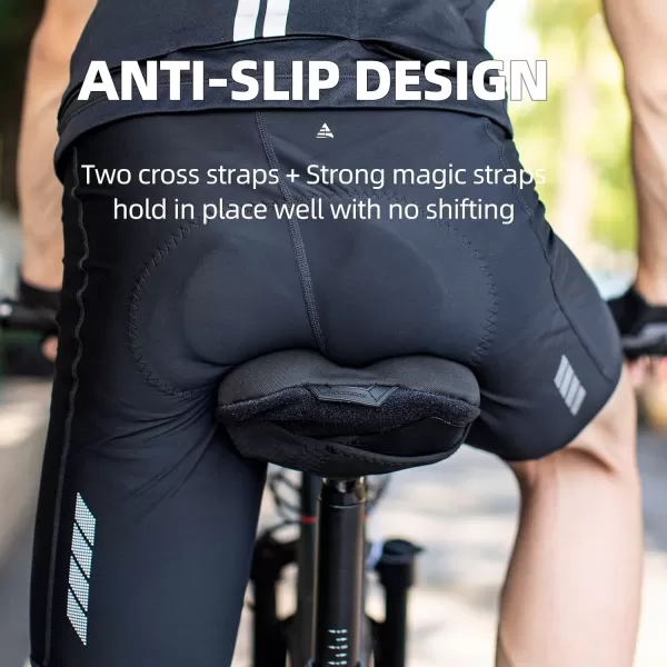 imageROCKBROS Bike Seat Cushion Gel Bike Seat Cover Padded Narrow Seat Cover for Peloton Bike Spin Bike Stationary Bike Exercise Bike Mountain Road Bike with Rain Cover 11x7inchBlue
