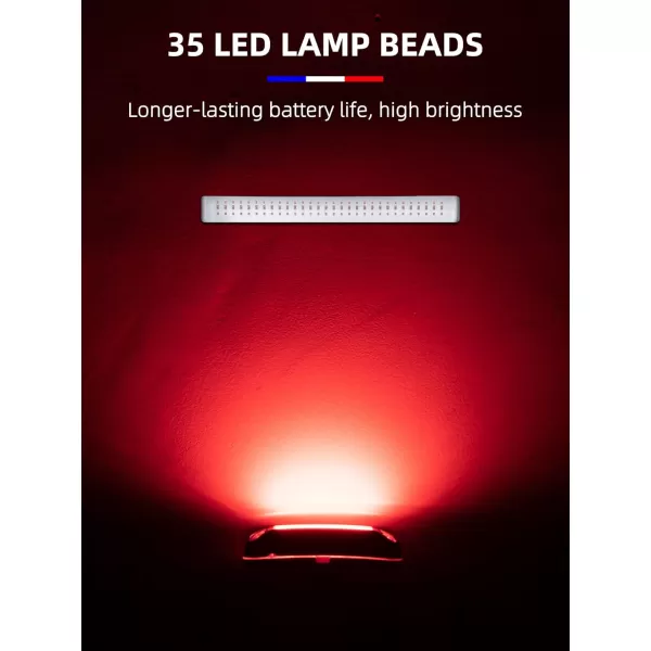 imageROCKBROS Bike Tail Light USB Rechargeable LED Bike Rear Light 6 Modes IPX4 Bike Taillight for Night RidingRed  6 Modes