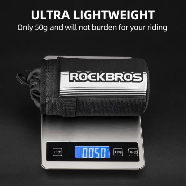 imageROCKBROS Bike Water Bottle Holder Bag Bike Bag Handlebar Stem Bag Bicycle Cup Drink Holder Insulated Stem Bag Food Snack Bike Accessories Storage Pouch Bag for Mountain Road Bike