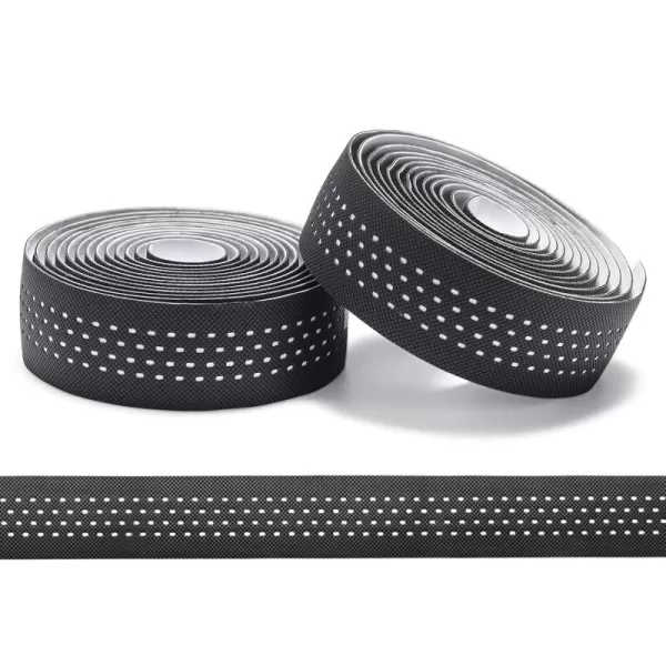imageROCKBROS Bike Handlebar Tape for Road Bike Grip Tape Bicycle Handlebar Grip Tape Wrap BlackWhite