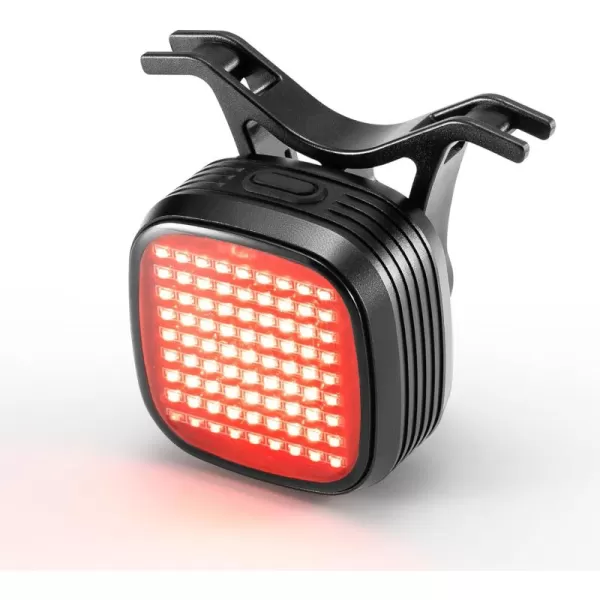 imageROCKBROS Break Sensing Bike Light Smart Bike Tail Light Rechargeable 12 Lighting Modes IPX6 Waterproof Co Frequency Bike Light
