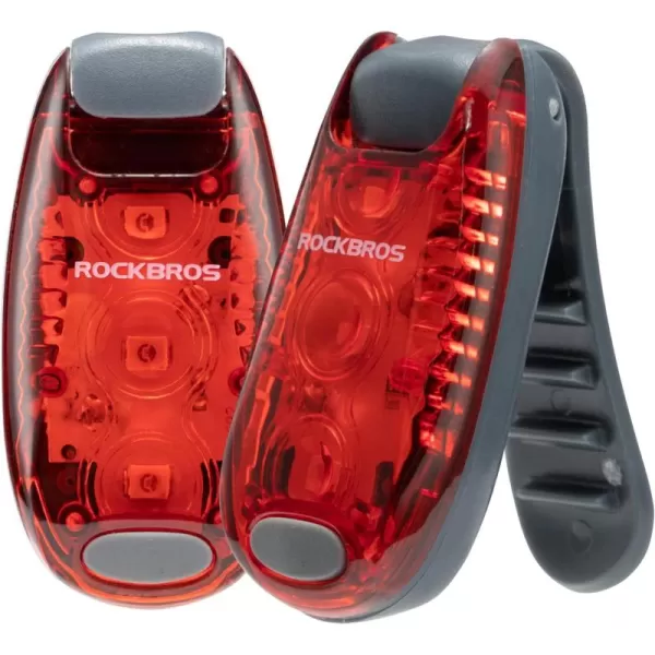 imageROCKBROS Small Bike Lights Rear Tail Light 3 Modes Bike Tail Lights Waterproof Safety Bicycle Lights2 Pack