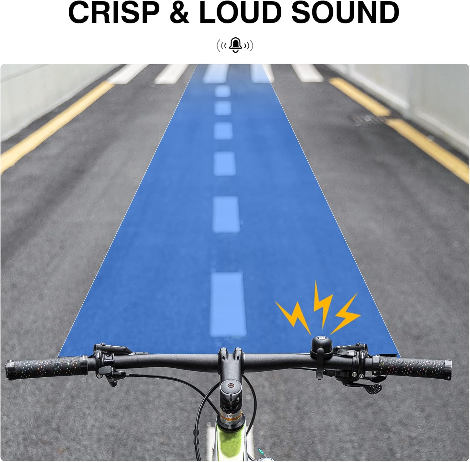 imageROCKBROS Bike Bell for Apple AirTag Hidden Bike Mount Bike AirTag Holder GPS Tracker Bike Bell AntiTheft for Adults Suitable for 087222 1254 125318mm Diameter HandlebarBrass
