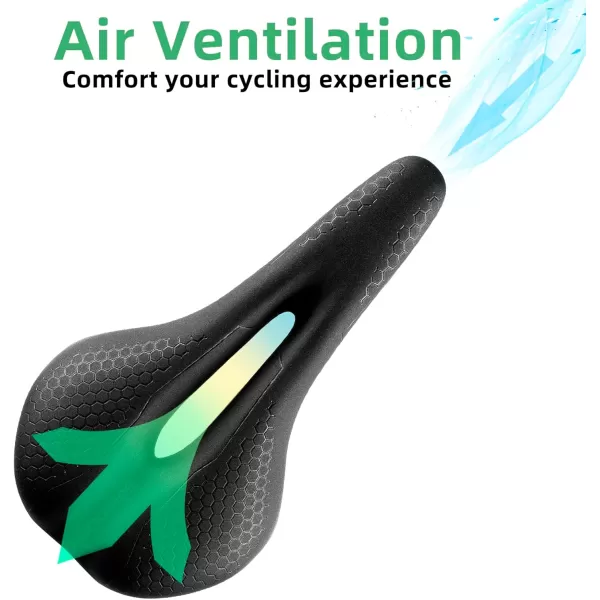 imageROCKBROS Bike Seat Memory Foam Bike Saddle Comfortable Waterproof for City Mtb Racing BikesRacing