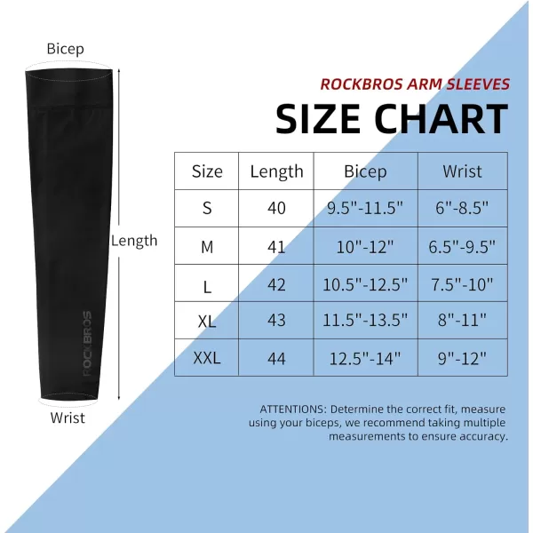 imageROCKBROS Cooling Arm Sleeves for Men Women UPF 50 Sun Protection Sleeves Tattoo Cover Sports Sleeves for RunningBlack