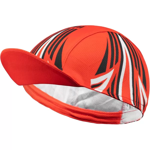 imageROCKBROS Cycling Cap Sun Visor Ployester Breathable Hat for Men Women Motorcycle Caps Road Mountain BikeRed Black
