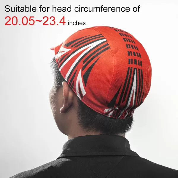 imageROCKBROS Cycling Cap Sun Visor Ployester Breathable Hat for Men Women Motorcycle Caps Road Mountain BikeRed Black