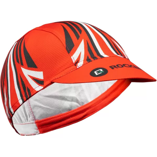 imageROCKBROS Cycling Cap Sun Visor Ployester Breathable Hat for Men Women Motorcycle Caps Road Mountain BikeRed Black