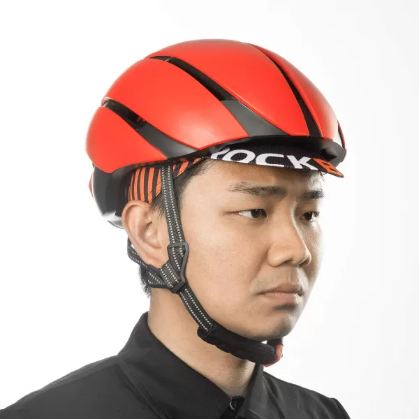 imageROCKBROS Cycling Cap Sun Visor Ployester Breathable Hat for Men Women Motorcycle Caps Road Mountain BikeZebra Orange