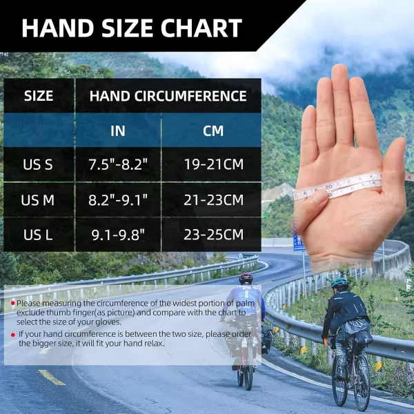 imageROCKBROS Cycling Gloves for Men Mountain Bike Gloves Bicycle Gloves SBR Pad AntiSlip Road Riding Gloves for Spring Autumn Breathable Sports GlovesRed Black