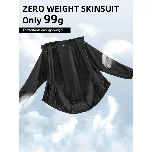 imageROCKBROS Cycling Jacket Windbreaker Summer Bike Outdoor Skinsuit Waterproof Jacket Sun Protection Riding Equipment UPF50Black