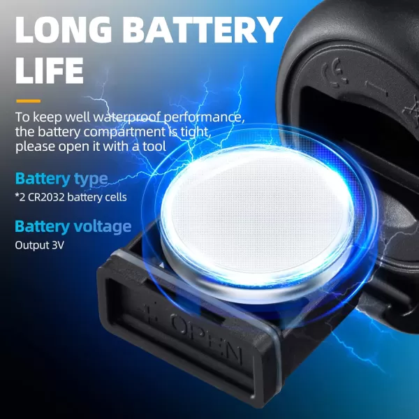 imageROCKBROS Electric Bike Horn 120dB Adults Kids Bike Horn Alarm IPX4 Waterproof Electronic Bicycle Horns for Handlebars Ebike Scooter HornBlack