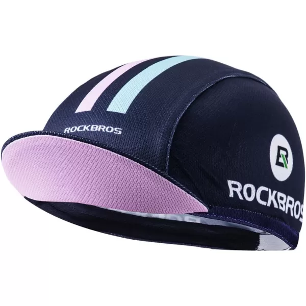 imageROCKBROS Mens Cycling Cap Breathable Sun Proof Helmet Liner HatBlue Purple
