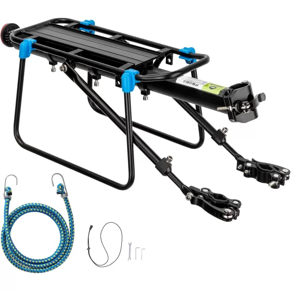 imageROCKBROS Rear Bike Racks Quick Release Bike Cargo Rack Bike Rack for Back of Bike Aluminum Alloy Mountain Bike Rear Rack