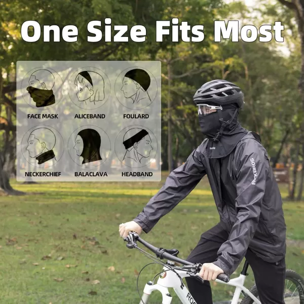 imageROCKBROS Summer Balaclava Face Mask Cooling Neck Gaiter Breathable Face Covering Motorcycle Cycling for Men WomenBlue