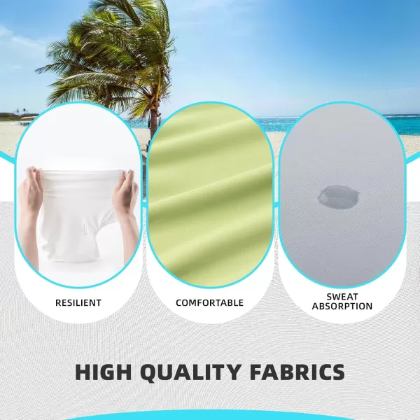 imageROCKBROS Summer Balaclava Face Mask Cooling Neck Gaiter Breathable Face Covering Motorcycle Cycling for Men WomenGreen 2 Packs
