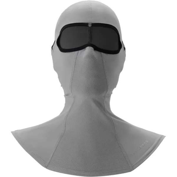 imageROCKBROS Summer Balaclava Face Mask Cooling Neck Gaiter Breathable Face Covering Motorcycle Cycling for Men WomenLight Grey