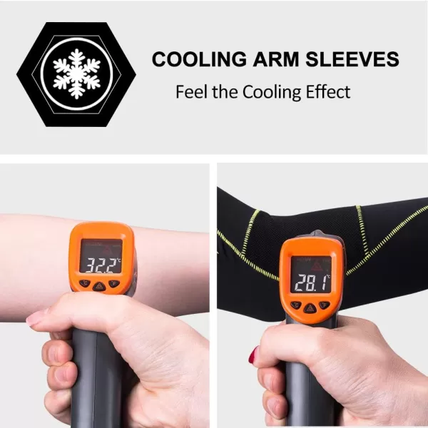 imageROCKBROS Sun Protection Arm Sleeves Cooling Running Golf Fishing Cycling Arm SleevesBlack3
