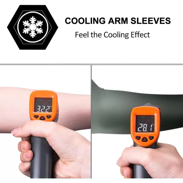 imageROCKBROS Sun Protection Arm Sleeves Cooling Running Golf Fishing Cycling Arm SleevesBlack7