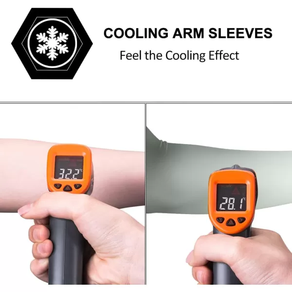 imageROCKBROS Sun Protection Arm Sleeves Cooling Running Golf Fishing Cycling Arm SleevesBlack8