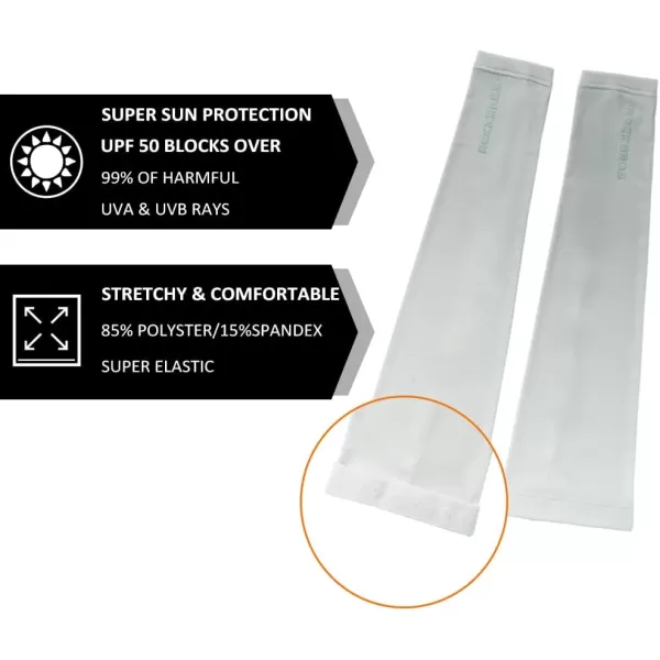 imageROCKBROS Sun Protection Arm Sleeves Cooling Running Golf Fishing Cycling Arm SleevesGrey2