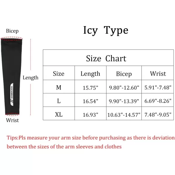 imageROCKBROS Sun Protection Arm Sleeves Cooling Running Golf Fishing Cycling Arm SleevesWhite3