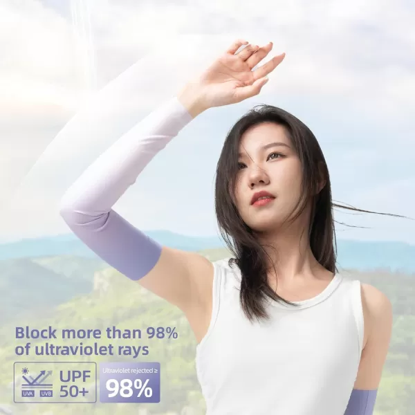 imageROCKBROS UV Sun Protection Arm Sleeves Compression Arm Sleeve UV Arm Sleeves Men Women Youth Kids Basketball Shooting SleevesWhite