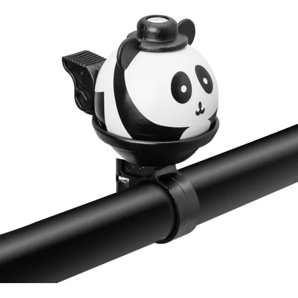 imageROCKBROS Bike Bell for Kids Bicycle Bells Cycling Bells Cute Ring Ball Bike Accessories for Girls Boys Scooter BikeBlack White
