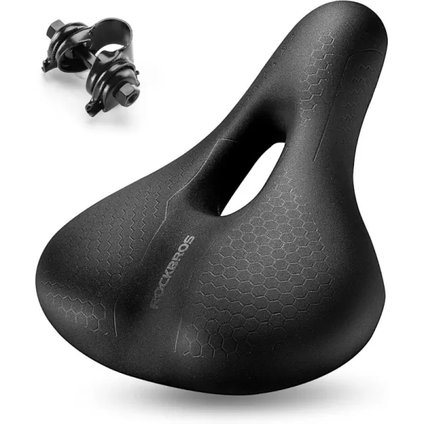 imageROCKBROS Bike Seat Memory Foam Bike Saddle Comfortable Waterproof for City Mtb Racing BikesMtb