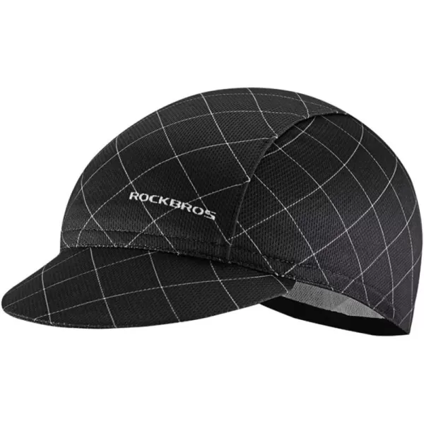 imageROCKBROS Mens Cycling Cap Breathable Sun Proof Helmet Liner HatBlack