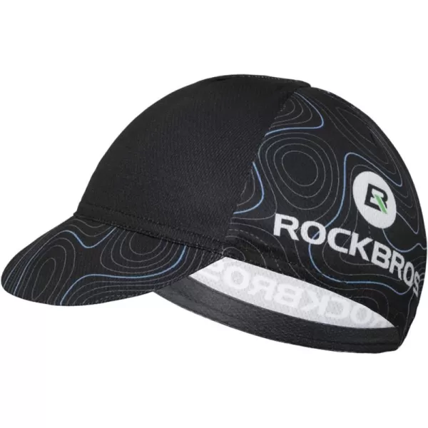 imageROCKBROS Mens Cycling Cap Breathable Sun Proof Helmet Liner HatBlack Blue