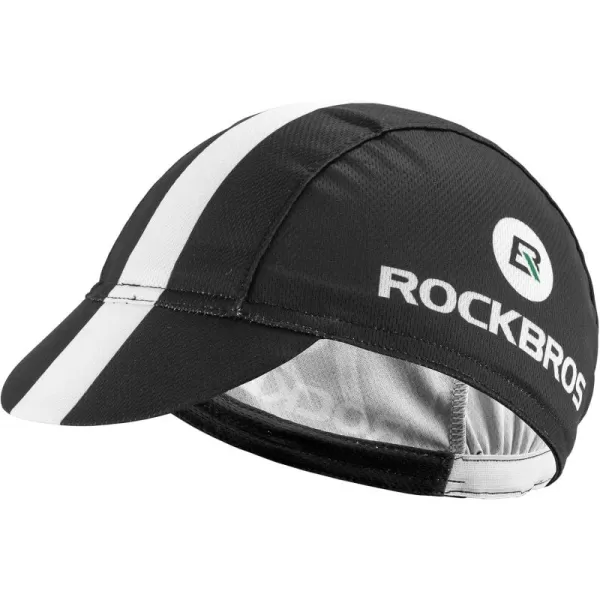 imageROCKBROS Mens Cycling Cap Breathable Sun Proof Helmet Liner HatBlack White