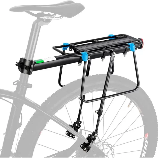 imageROCKBROS Rear Bike Racks Quick Release Bike Cargo Rack Bike Rack for Back of Bike Aluminum Alloy Mountain Bike Rear Rack