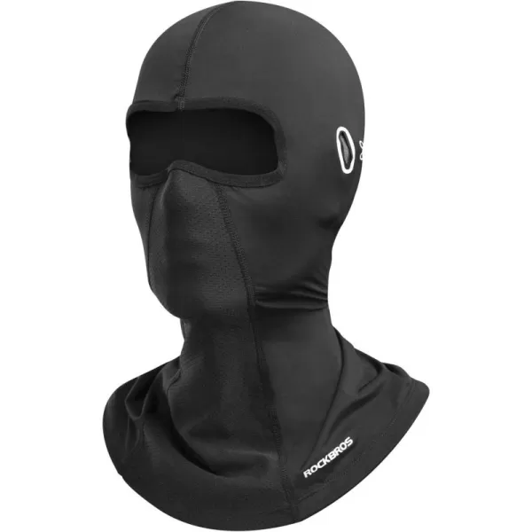 imageROCKBROS Summer Balaclava Face Mask Cooling Neck Gaiter Breathable Face Covering Motorcycle Cycling for Men WomenBlack