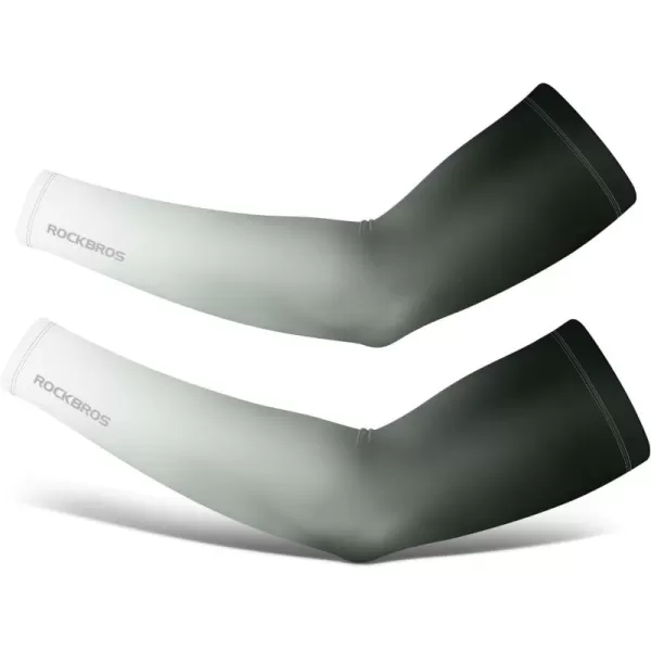 imageROCKBROS Sun Protection Arm Sleeves Cooling Running Golf Fishing Cycling Arm SleevesBlack8