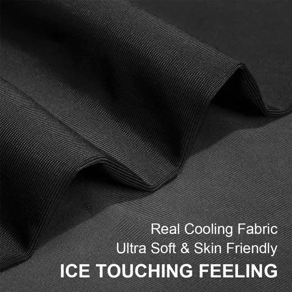 imageROCKBROS Cooling Neck Gaiter Bandana Face Mask for Men Neck Gaiters Summer Half Face Scarf Cover Sun UV ProtectionWhite