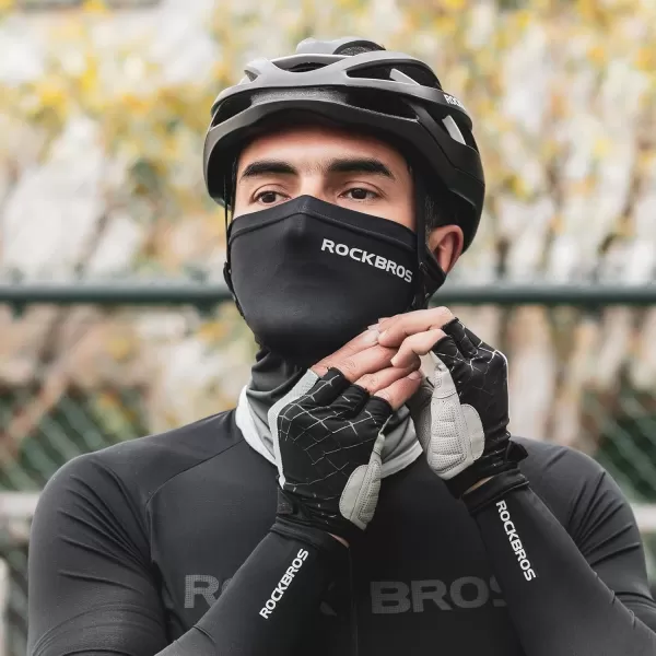 imageROCKBROS Cooling Neck Gaiter Face Mask Fishing Scarf Face Cover for Men WomenBlack 2
