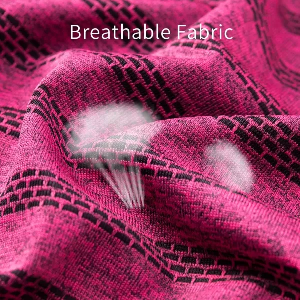 imageROCKBROS Cooling Neck Gaiter with Ear Loops Bandana Face Scarf Mask for Men WomenRed