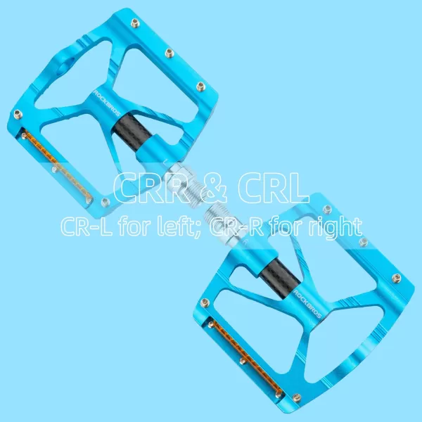 imageROCKBROS Mountain Bike Pedals MTB Pedals CNC NonSlip Lightweight Aluminum Alloy Bicycle Pedals Sealed Bearings Bicycle Platform Pedals 916quot BMX Road Bike Pedalblue