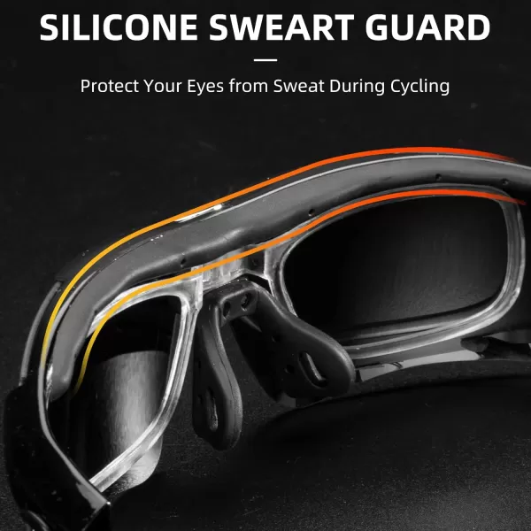 imageROCKBROS Polarized Sports Sunglasses UV Protection Cycling Glasses OutdoorWhite