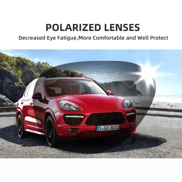 imageROCKBROS Polarized Sports Sunglasses UV Protection Cycling Glasses OutdoorWhite