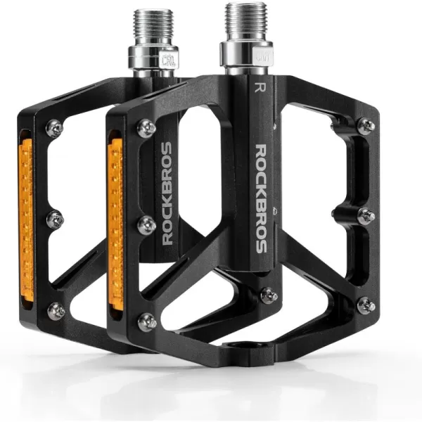 Reflective Pedals-Black