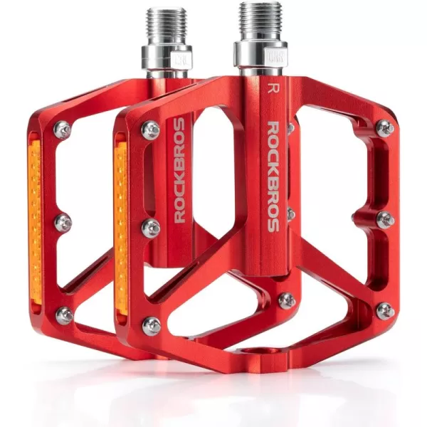 Reflective Pedals-Red