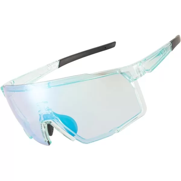 imageROCKBROS Photochromic Sport Cycling Sunglasses for Men Women Lightweight Comfortable UV ProtectionGrey